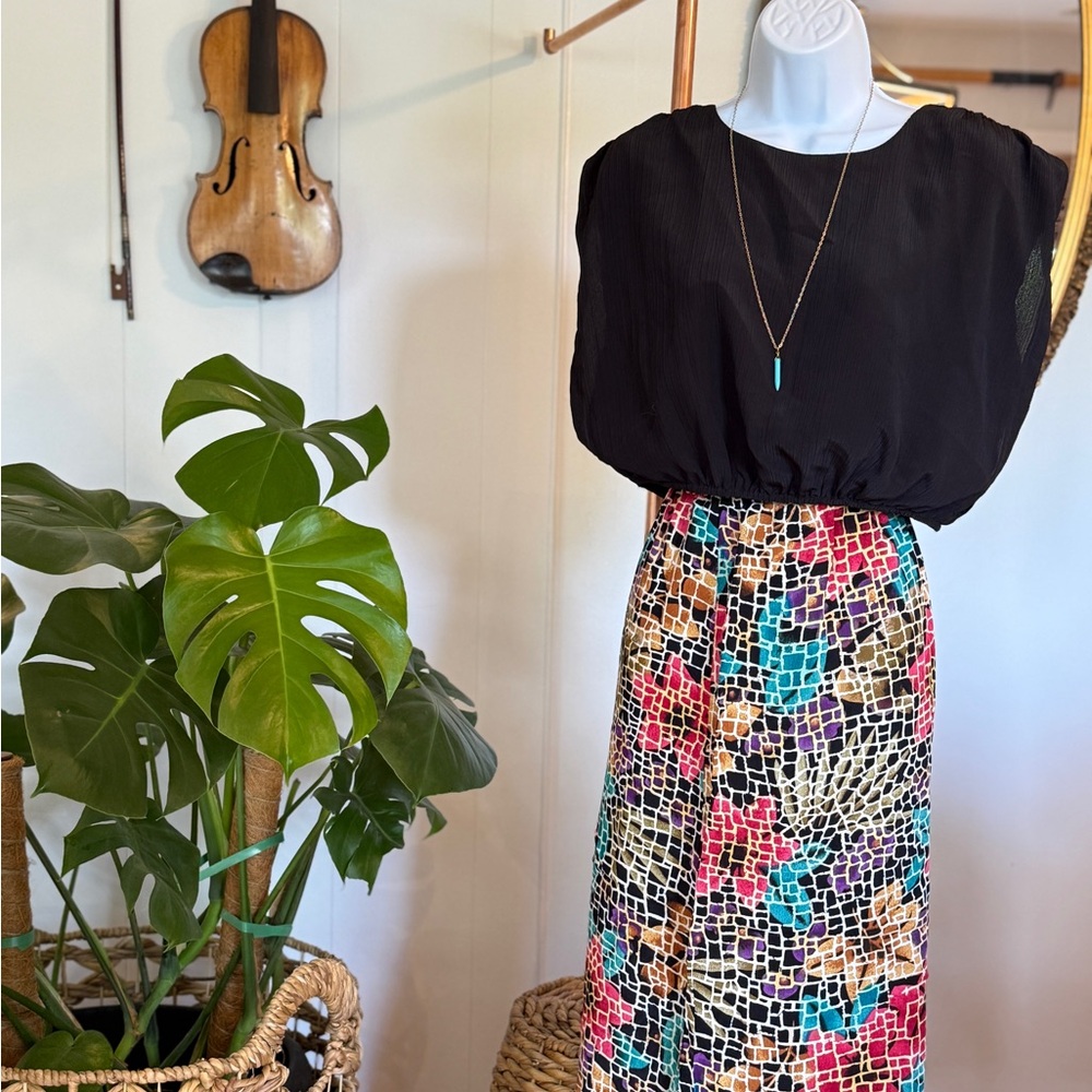 🌞 ASTR Riva Black Crop Top, Fully Lined #49